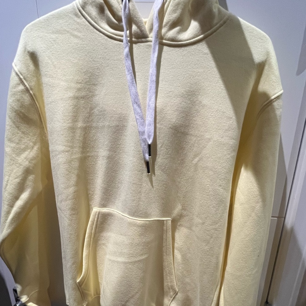 Best Ever Hoodie SWS Active Women’s Hoodie Yellow Cotton Blend Size S Small